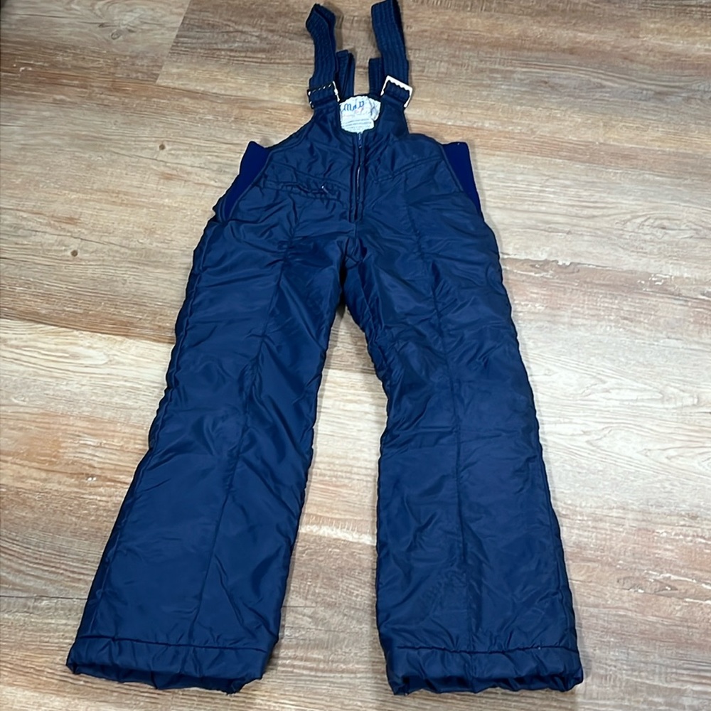 Vintage Mr. D skiwear ski bibs - size Youth medium